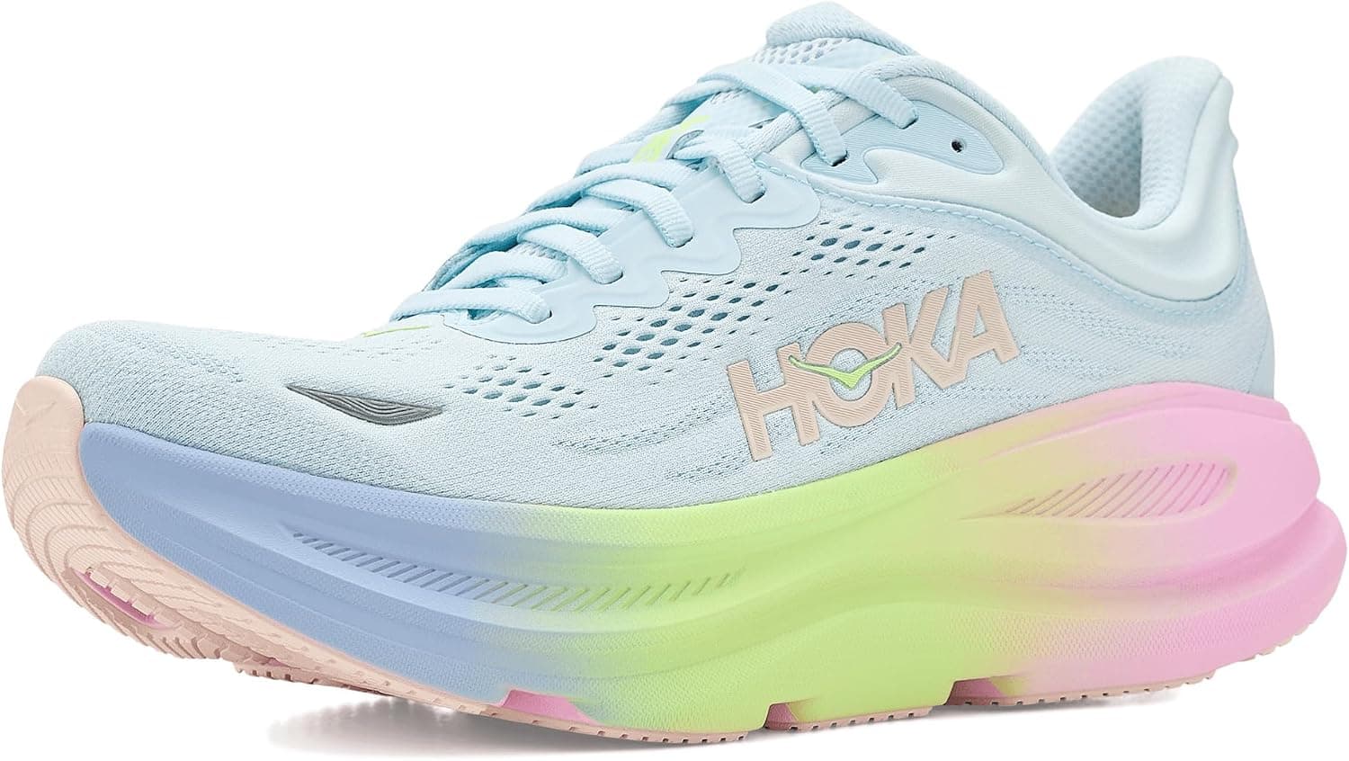 Hoka Bondi 9 in Glimmering Blue / Overcast