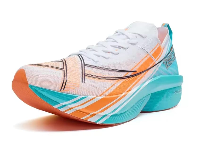 Xtep 160X 6.0 Pro in White / Teal / Orange