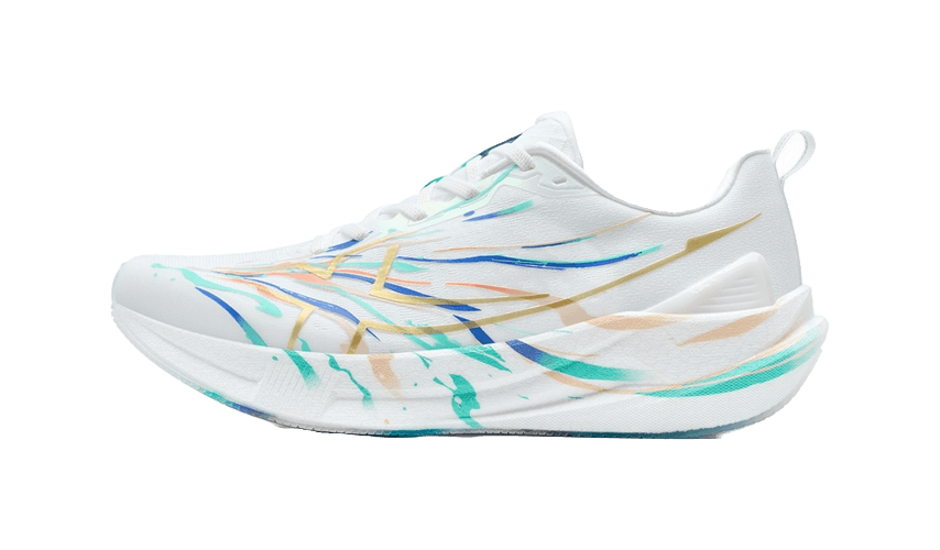 Xtep 2000KM 5.0 in White / Gold / Blue